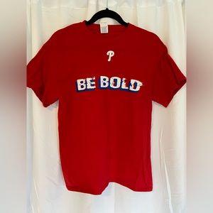 🟢3/$15 Phillies 2018 Opening Night T-Shirt, Size M